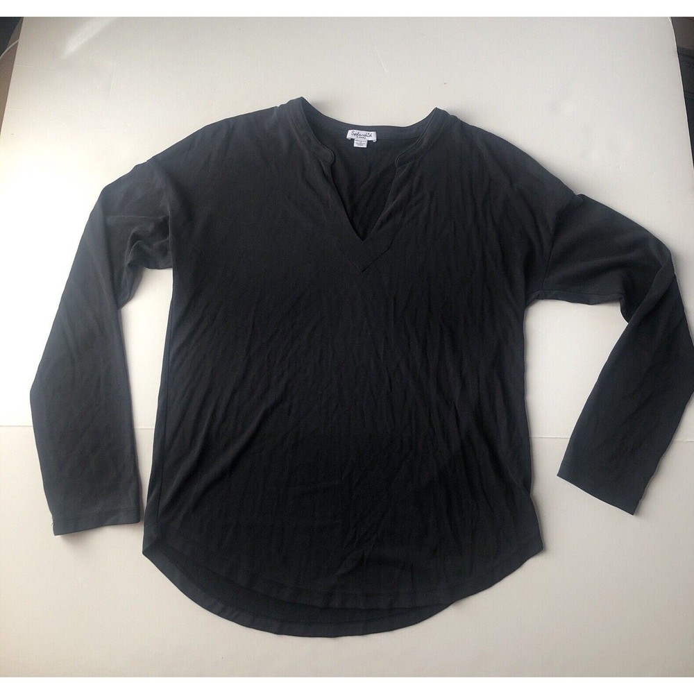 SPLENDID V-Neck Long Sleeve Tee  XS
